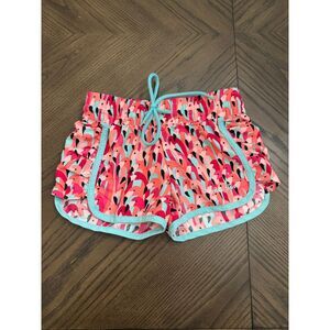Girls Ron Jon Pink Flamingo Board Shorts Size Small‎